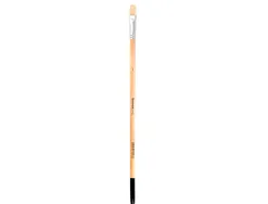 Pinceau pour peinture a l huile et acrylique liderpapel n 9 pointe plate en poils de soie certifie fsc