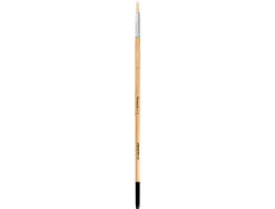 Pinceau pour peinture a l huile et acrylique liderpapel n 9 pointe ronde en poils de soie certifie fsc