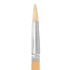 Pinceau pour peinture a l huile et acrylique liderpapel n 6 pointe ronde en poils de soie certifie fsc