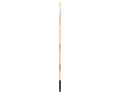 Pinceau pour peinture a l huile et acrylique liderpapel n 3 pointe plate en poils de soie certifie fsc