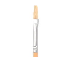 Pinceau pour peinture a l huile et acrylique liderpapel n 2 pointe plate en poils de soie certifie fsc