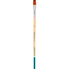 Pinceau pour peinture acrylique et aquarelle liderpapel n 6 pointe plate en poils synthetiques