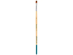 Pinceau pour peinture acrylique et aquarelle liderpapel n 1 pointe plate en poils synthetiques