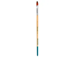 Pinceau pour peinture acrylique et aquarelle liderpapel n 5 pointe langue de chat en poils synthetiques