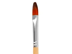 Pinceau pour peinture acrylique et aquarelle liderpapel n 5 pointe langue de chat en poils synthetiques