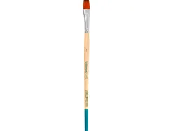 Pinceau pour peinture acrylique et aquarelle liderpapel n 9 pointe plate en poils synthetiques