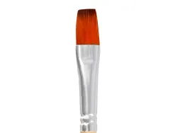 Pinceau pour peinture acrylique et aquarelle liderpapel n 9 pointe plate en poils synthetiques