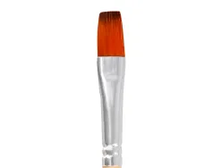 Pinceau pour peinture acrylique et aquarelle liderpapel n 8 pointe plate en poils synthetiques