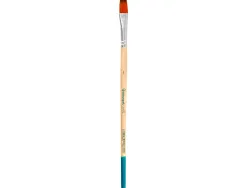 Pinceau pour peinture acrylique et aquarelle liderpapel n 8 pointe plate en poils synthetiques