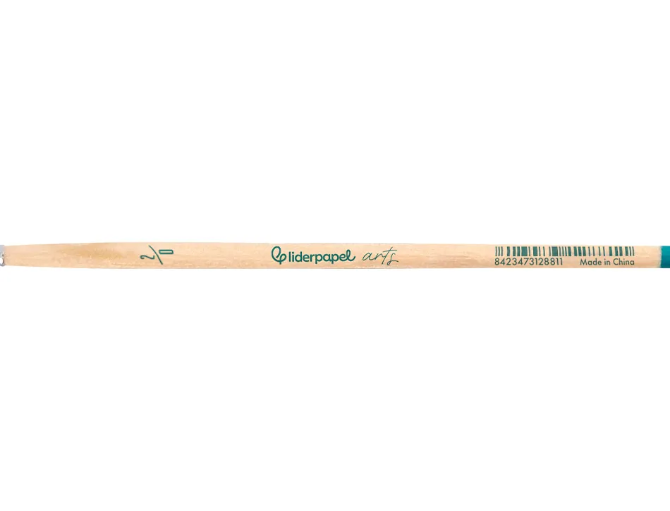 Pinceau pour peinture acrylique et aquarelle liderpapel n 00 pointe ronde en poils synthetiques