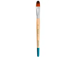 Pinceau pour peinture acrylique et aquarelle liderpapel n 15 pointe langue de chat en poils synthetiques