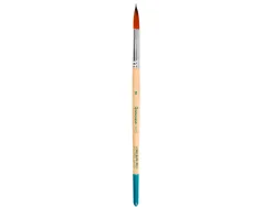 Pinceau pour peinture acrylique et aquarelle liderpapel n 10 pointe ronde en poils synthetiques