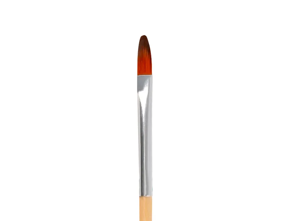 Pinceau pour peinture acrylique et aquarelle liderpapel n 000 pointe langue de chat en poils