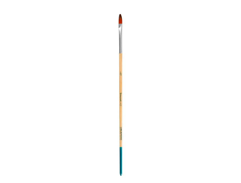 Pinceau pour peinture acrylique et aquarelle liderpapel n 000 pointe langue de chat en poils