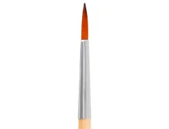 Pinceau pour peinture acrylique et aquarelle liderpapel n 6 pointe ronde en poils synthetiques