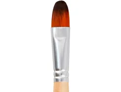 Pinceau pour peinture acrylique et aquarelle liderpapel n 16 pointe langue de chat en poils synthetiques