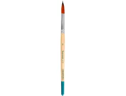 Pinceau pour peinture acrylique et aquarelle liderpapel n 13 pointe ronde en poils synthetiques