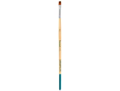 Pinceau pour peinture acrylique et aquarelle liderpapel n 2 pointe plate en poils synthetiques