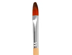 Pinceau pour peinture acrylique et aquarelle liderpapel n 7 pointe langue de chat en poils synthetiques