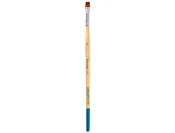 Pinceau pour peinture acrylique et aquarelle liderpapel n 5 pointe plate en poils synthetiques