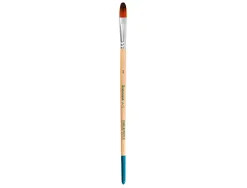 Pinceau pour peinture acrylique et aquarelle liderpapel n 8 pointe langue de chat en poils synthetiques