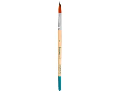 Pinceau pour peinture acrylique et aquarelle liderpapel n 11 pointe ronde en poils synthetiques
