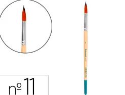 Pinceau pour peinture acrylique et aquarelle liderpapel n 11 pointe ronde en poils synthetiques
