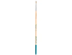Pinceau pour peinture acrylique et aquarelle liderpapel n 1 pointe ronde en poils synthetiques