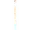 Pinceau pour peinture acrylique et aquarelle liderpapel n 3 pointe plate en poils synthetiques
