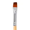 Pinceau pour peinture acrylique et aquarelle liderpapel n 4 pointe plate en poils synthetiques