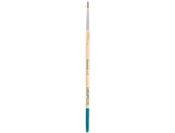 Pinceau pour peinture acrylique et aquarelle liderpapel n 2 pointe ronde en poils synthetiques