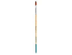 Pinceau pour peinture acrylique et aquarelle liderpapel n 3 pointe langue de chat en poils synthetiques
