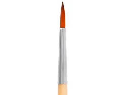 Pinceau pour peinture acrylique et aquarelle liderpapel n 5 pointe ronde en poils synthetiques