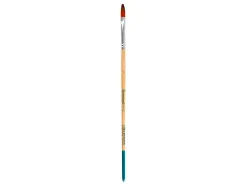 Pinceau pour peinture acrylique et aquarelle liderpapel n 2 pointe langue de chat en poils synthetiques