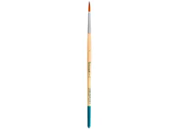 Pinceau pour peinture acrylique et aquarelle liderpapel n 7 pointe ronde en poils synthetiques