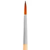 Pinceau pour peinture acrylique et aquarelle liderpapel n 4 pointe ronde en poils synthetiques