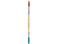 Pinceau pour peinture acrylique et aquarelle liderpapel n 14 pointe ronde en poils synthetiques