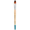 Pinceau pour peinture acrylique et aquarelle liderpapel n 13 pointe langue de chat en poils synthetiques