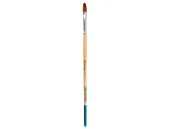 Pinceau pour peinture acrylique et aquarelle liderpapel n 4 pointe langue de chat en poils synthetiques