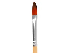 Pinceau pour peinture acrylique et aquarelle liderpapel n 4 pointe langue de chat en poils synthetiques