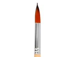 Pinceau pour peinture acrylique et aquarelle liderpapel n 16 pointe ronde en poils synthetiques