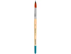 Pinceau pour peinture acrylique et aquarelle liderpapel n 16 pointe ronde en poils synthetiques