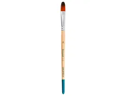 Pinceau pour peinture acrylique et aquarelle liderpapel n 10 pointe langue de chat en poils synthetiques