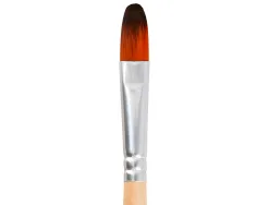 Pinceau pour peinture acrylique et aquarelle liderpapel n 10 pointe langue de chat en poils synthetiques