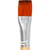 Pinceau pour peinture acrylique et aquarelle liderpapel n 14 pointe plate en poils synthetiques