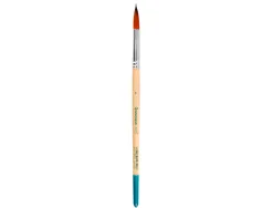 Pinceau pour peinture acrylique et aquarelle liderpapel n 9 pointe ronde en poils synthetiques