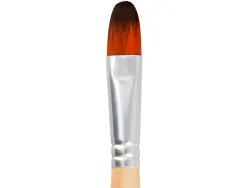 Pinceau pour peinture acrylique et aquarelle liderpapel n 14 pointe langue de chat en poils synthetiques