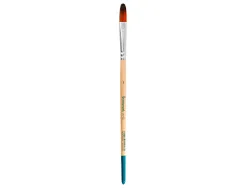 Pinceau pour peinture acrylique et aquarelle liderpapel n 9 pointe langue de chat en poils synthetiques