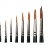 Pinceaux gamme vegan n 16 poils sans matiere animal manche 30% plastique recycle lot de 10 unites