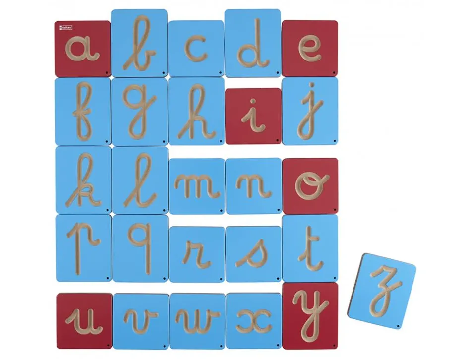 Piste graphique lettres et chiffres nathan lettres cursives